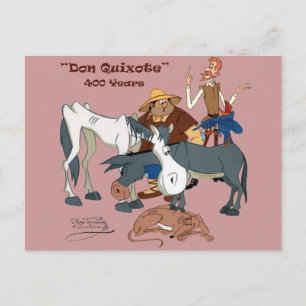 400 jaar Don Quichot @QUIXOTEdotTV Briefkaart