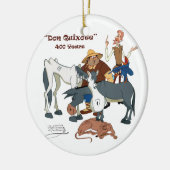 400 jaar Don Quichot @QUIXOTEdotTV Keramisch Ornament (Links)