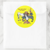 400 jaar Don Quichot @QUIXOTEdotTV Ronde Sticker (Tas)