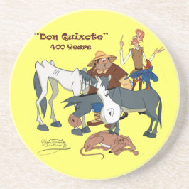 400 jaar Don Quichot @QUIXOTEdotTV Zandsteen Onderzetter