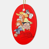 400 jaar met Dulcinea&Don Quichote @QUIXOTEdotTV Keramisch Ornament (Links)