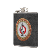 [400] Japanse kalligrafie - Aikido Heupfles (Links)