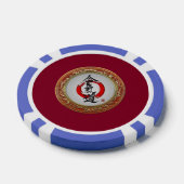 [400] Japanse kalligrafie - Aikido Poker Chips (Enkel)