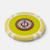 [400] Japanse kalligrafie - Karate-do Pokerchips (Enkel)