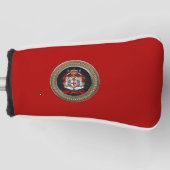 [400] Knachten Templar Coat of Arms Golfheadcover (Voorkant)