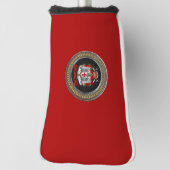 [400] Knachten Templar Coat of Arms Golfheadcover (Draai 90)