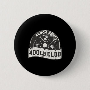 400 Lb Pond Club Bankdrukken Dead Lift Squat Train Ronde Button 5,7 Cm