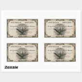 400 Livres French Revolution Assignat Bank Note Rechthoekige Sticker (Vel)