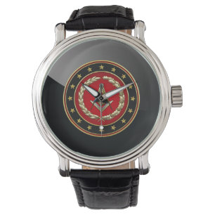 [400] Masonic Square and Compass [3rd Degree] Horloge