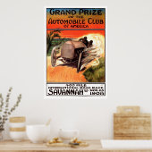 400 Mile International Road Race Savannah Ga 1908 Poster (Keuken)