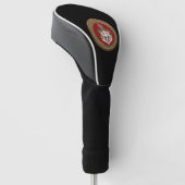 [400] Orde van Malta - Mom-wapenschild Golfheadcover (Schuin)
