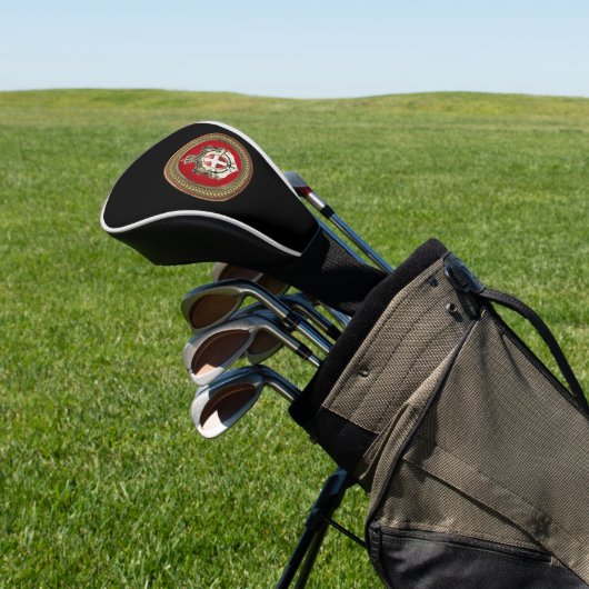 [400] Orde van Malta - Mom-wapenschild Golfheadcover (Insitu)