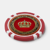 [400] Princess King-Queen Crown [Belg.Gold] Pokerchips (Enkel)