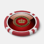 [400] Princess King-Queen Crown [Belg.Gold] Pokerchips (Enkel)