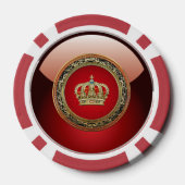 [400] Princess King-Queen Crown [Belg.Gold] Pokerchips (Achterkant)
