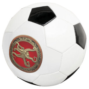 [400] Sacred Gold Octopus in Defensief Posture Voetbal