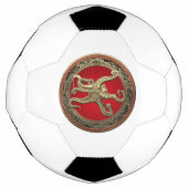 [400] Sacred Gold Octopus in Defensief Posture Voetbal (Voorkant)