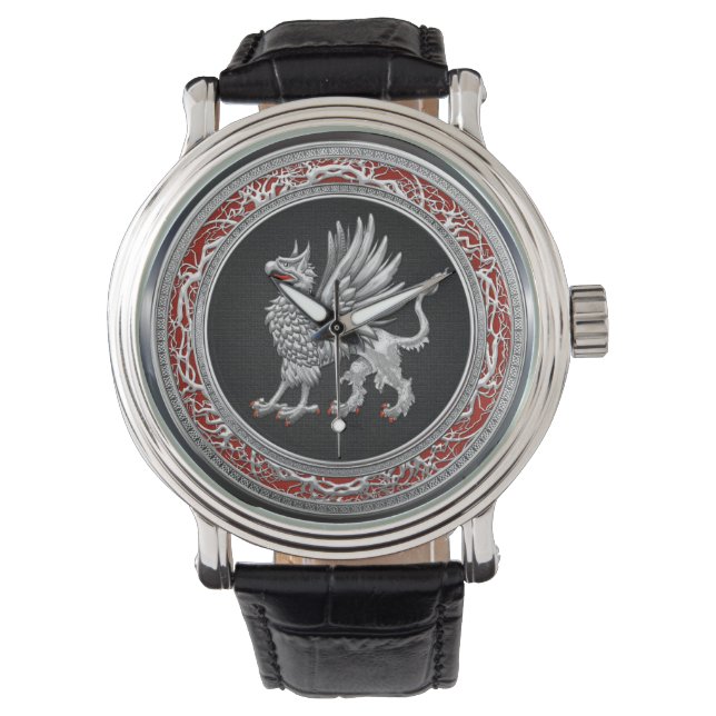 [400] Sacred Silver Griffin Horloge (Voorkant)