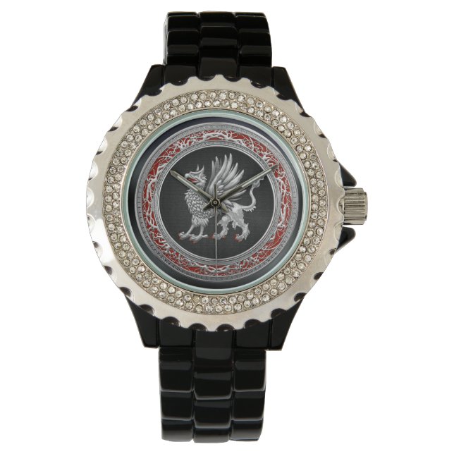 [400] Sacred Silver Griffin Horloge (Voorkant)