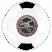[400] Sacred Silver Octopus in Defensief Posture Voetbal (Voorkant)