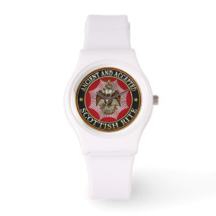 [400] Schotse Rite dubbel-Geleid Eagle Horloge