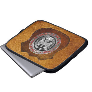 [400] Silver Roman imperial Eagle Laptop Sleeve