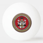 [400] Teutonic Wapenschild van de Orde Pingpongbal (Achterkant)