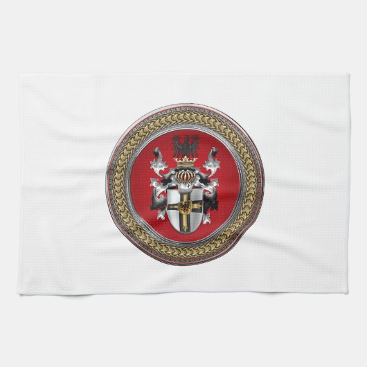 [400] Teutonische wapenschild Theedoek (Horizontaal)