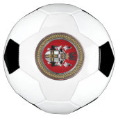 [400] Teutonische wapenschild Voetbal (Gedraaid)