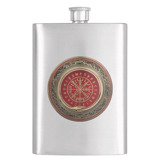 [400] Vegvisir - Viking Gold Magic Runass Flacon (Voorkant)