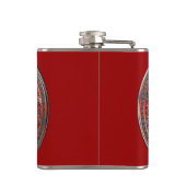 [400] Vegvisir - Viking Silver Magic Runass Heupfles (Achterkant)