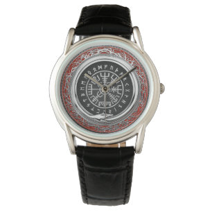 [400] Vegvisir - Viking Silver Magic Runass Horloge