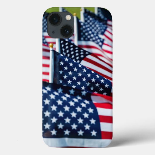 400 vlaggen die trots wapperen in een veld Case-Mate iPhone case (Achterkant)