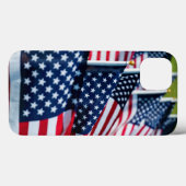 400 vlaggen die trots wapperen in een veld Case-Mate iPhone case (Achterkant (horizontaal))