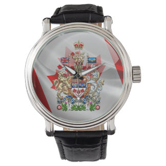 [400] Wapen van Canada [3D] Horloge