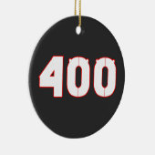 400 Zahl Keramisch Ornament (Rechts)