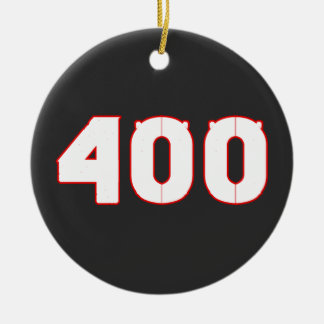 400 Zahl Keramisch Ornament