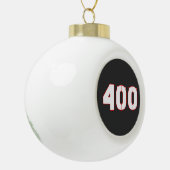400 Zahl Keramische Bal Ornament (Links)