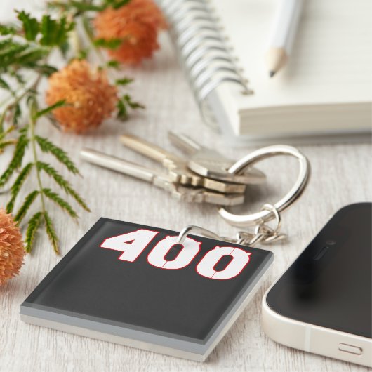 400 Zahl Sleutelhanger (Voorkant Rechts)