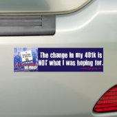 401k Zakgeld bumpersticker (Op auto)