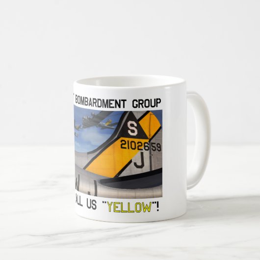 401ste "Noem ons niet Geel" Mok (Voorkant rechts)