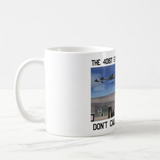 401ste "Noem ons niet Geel" Mok (Links)