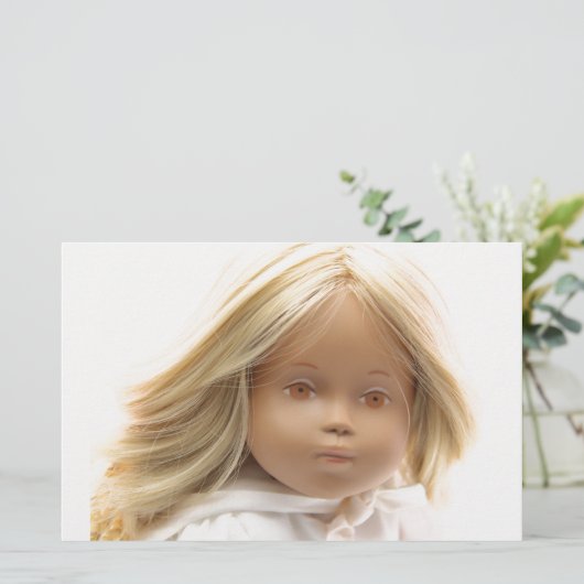 40223 Sasha Baby Puppe Irka Briefpapier (Staand voorkant)