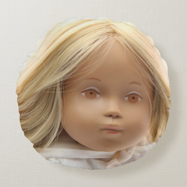 40223 Sasha Baby Puppe Irka Kissen Rond Kussen (Voorkant)