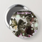 402885183, tweede windmolen ronde button 4,0 cm (Voorkant /achterkant)