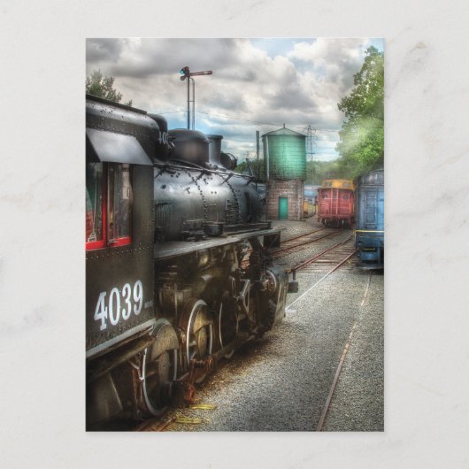 4039 - Op de werf Briefkaart (Voorkant)