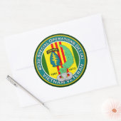 403d SOD-A - ASA Vietnam Ronde Sticker (Envelop)