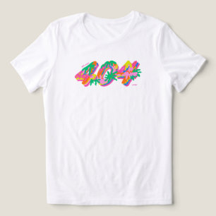 404 Coded Drip Typografie PNG Kleurrijk Smeltend Tri-Blend Shirt