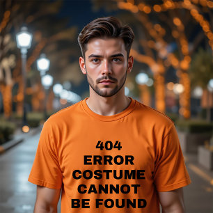 404 DE FOUTKOSTEN KUNNEN NIET T-SHIRT WORDEN GEVON