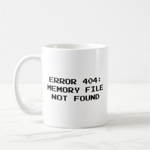 404 Fout: Geheugenbestand niet gevonden koffie-Mok Koffiemok